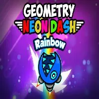 Geometry Neon Dash Rainbow - Unblocked Games 76