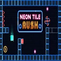 Neon Tile Rush - Unblocked Games 76