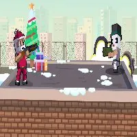 Xmas Rooftop Battles - Unblocked Games 76