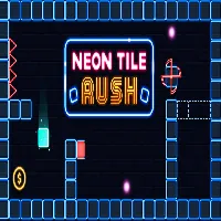 Neon Tile Rush - Unblocked Games 76